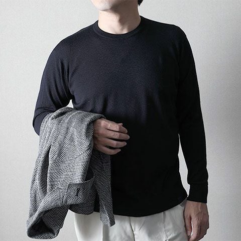 専用！新品　シーマリー　カシミヤシルク　半袖ニット 試着のみ】シーマリー カシミヤシルク セーラーカラーニット 38 - メルカリ