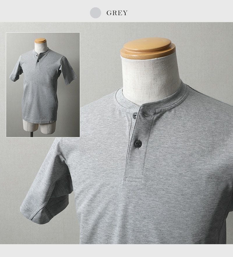 sale2025AW toujours silk ヘンリーシャツ1号 Tシャツ / ヘンリーネック【最短1～最長3営業日出荷】 | INDUSTYLE